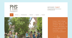 Desktop Screenshot of peter-haertling-schule-wilferdingen.de